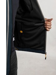Caterpillar Blue Capstone Hooded Soft Shell Jacket - Image 6 of 8