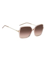 BOSS Nude Oversized Nude Square Sunglasses - Image 1 of 4