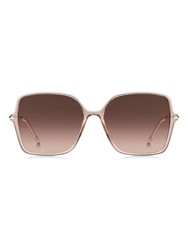 BOSS Nude Oversized Nude Square Sunglasses - Image 2 of 4