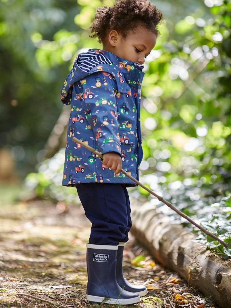 JoJo Maman Bébé Blue 3-In-1 Waterproof Jacket - Image 1 of 11