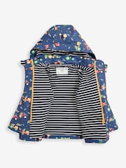 JoJo Maman Bébé Blue 3-In-1 Waterproof Jacket - Image 4 of 11