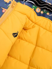 JoJo Maman Bébé Blue 3-In-1 Waterproof Jacket - Image 9 of 11