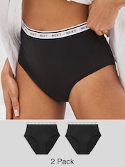 Negro - Pack de 2 braguitas menstruales para flujo abundante - Imagen 1 de 6