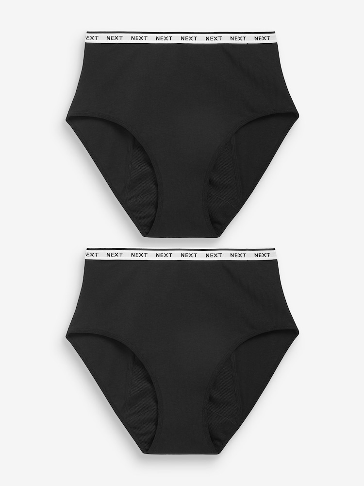 Negro - Pack de 2 braguitas menstruales para flujo abundante - Imagen 6 de 6 Negro - Pack de 2 braguitas menstruales para flujo abundante - Imagen 6 de 6