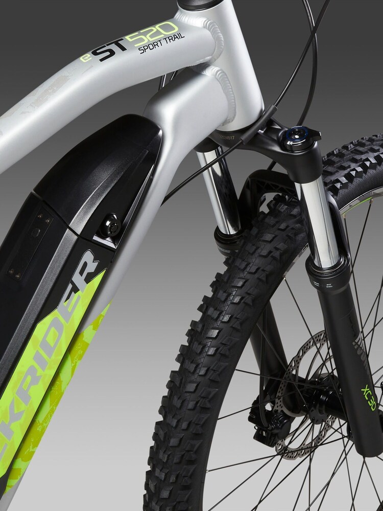Decathlon Grey 27.5 Inch Electric E-ST 520 150-164 Cm Mountain Bike - Image 2 of 6