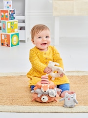 JoJo Maman Bébé Woodland Animal Plush Stacker - Image 1 of 5