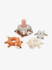 JoJo Maman Bébé Woodland Animal Plush Stacker - Image 3 of 5