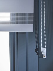 White Ready Made Woven Day And Night Zebra Roller Blinds - Image 4 of 6