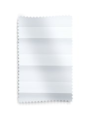 White Ready Made Woven Day And Night Zebra Roller Blinds - Image 5 of 6