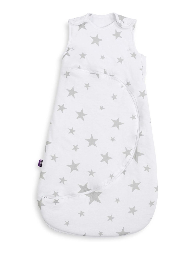 Snuz White Kids 1 Tog Baby 100% Cotton Sleep Bag - Image 2 of 5