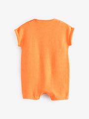 Oranžna želva Fluro - Baby haljica za igranje 3 Pack - Slika 2 iz 2