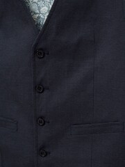 White Stuff Blue Abbott Linen Waistcoat - Image 5 of 7