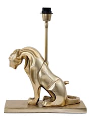 Pacific Gold Osa Jaguar Metal Table Lamp - Image 2 of 4