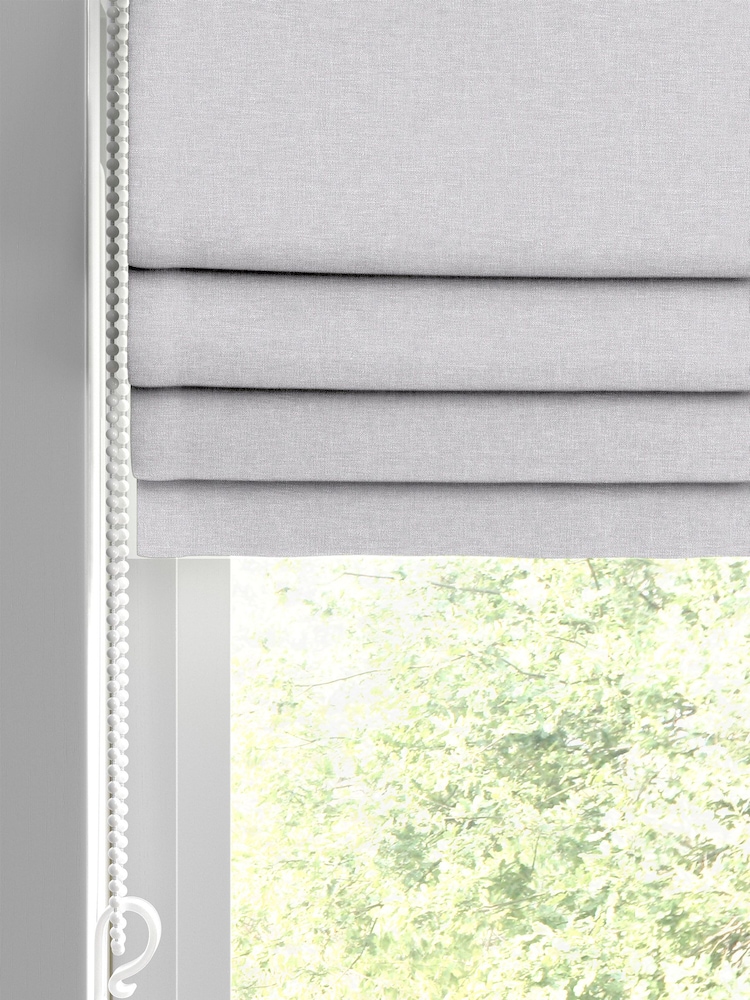 Platinum Silver Heyburn Made To Measure Roman Blinds - Image 2 of 6