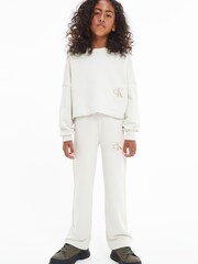 Calvin Klein Girls Natural Monogram Joggers - Image 3 of 7