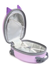 boppi Tiny Trekker Purple Cat Carry On Lightweight Suitcase - Image 3 of 3