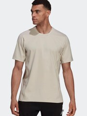 adidas Yellow Parley Run For The Oceans T-Shirt - Image 1 of 6