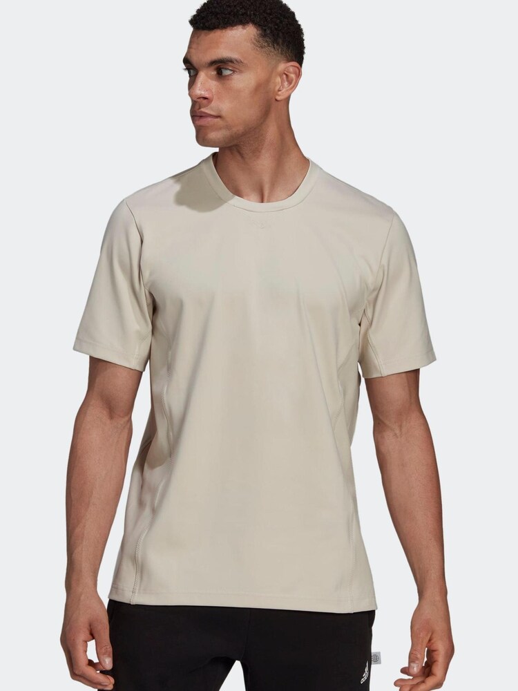 adidas Yellow Parley Run For The Oceans T-Shirt - Image 1 of 6