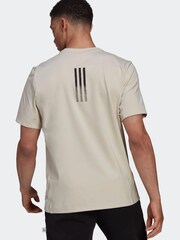 adidas Yellow Parley Run For The Oceans T-Shirt - Image 2 of 6