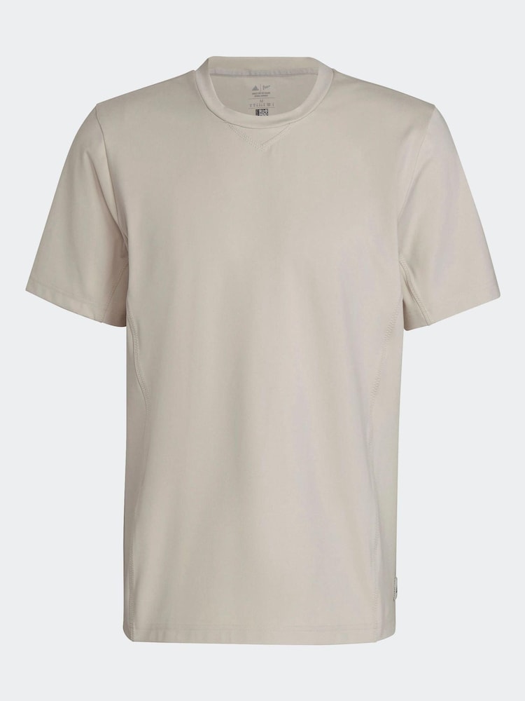 adidas Yellow Parley Run For The Oceans T-Shirt - Image 6 of 6