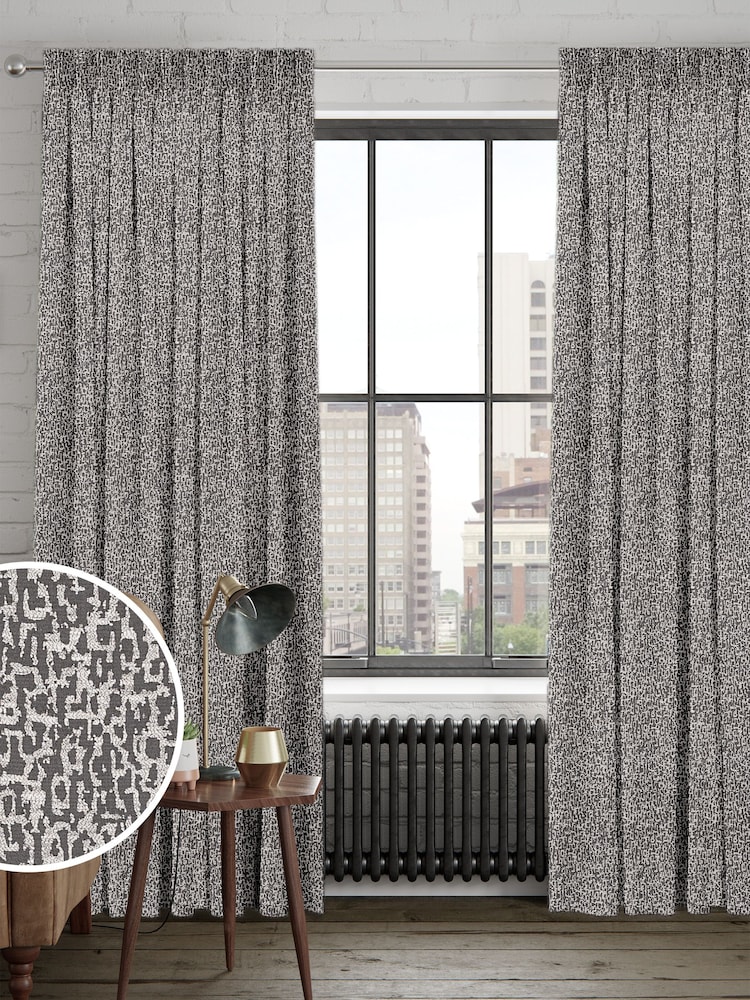 Grey Marcus Made To Measure Curtains - Image 1 of 9 Grey Marcus Made To Measure Curtains - Image 1 of 9