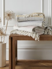 Appletree Yellow Reva 100% Cotton Bedspread - Image 2 of 3