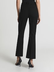 Reiss Black Lili Kick Flare Trousers - Image 5 of 6