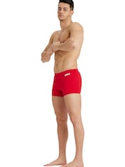 Arena Mens Red Solid Shorts - Image 3 of 3