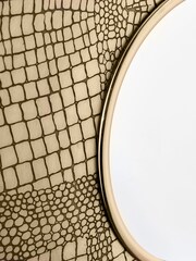 Pacific Brass Croc Effect Mirror - Image 3 of 4