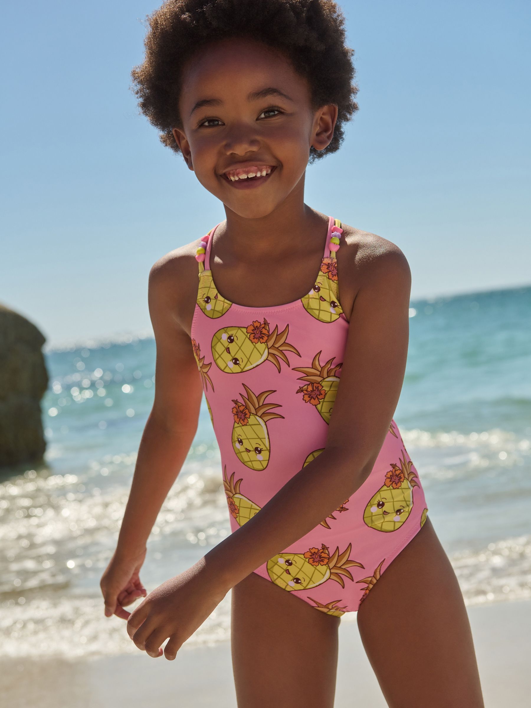 Pink pineapple swimsuit discount