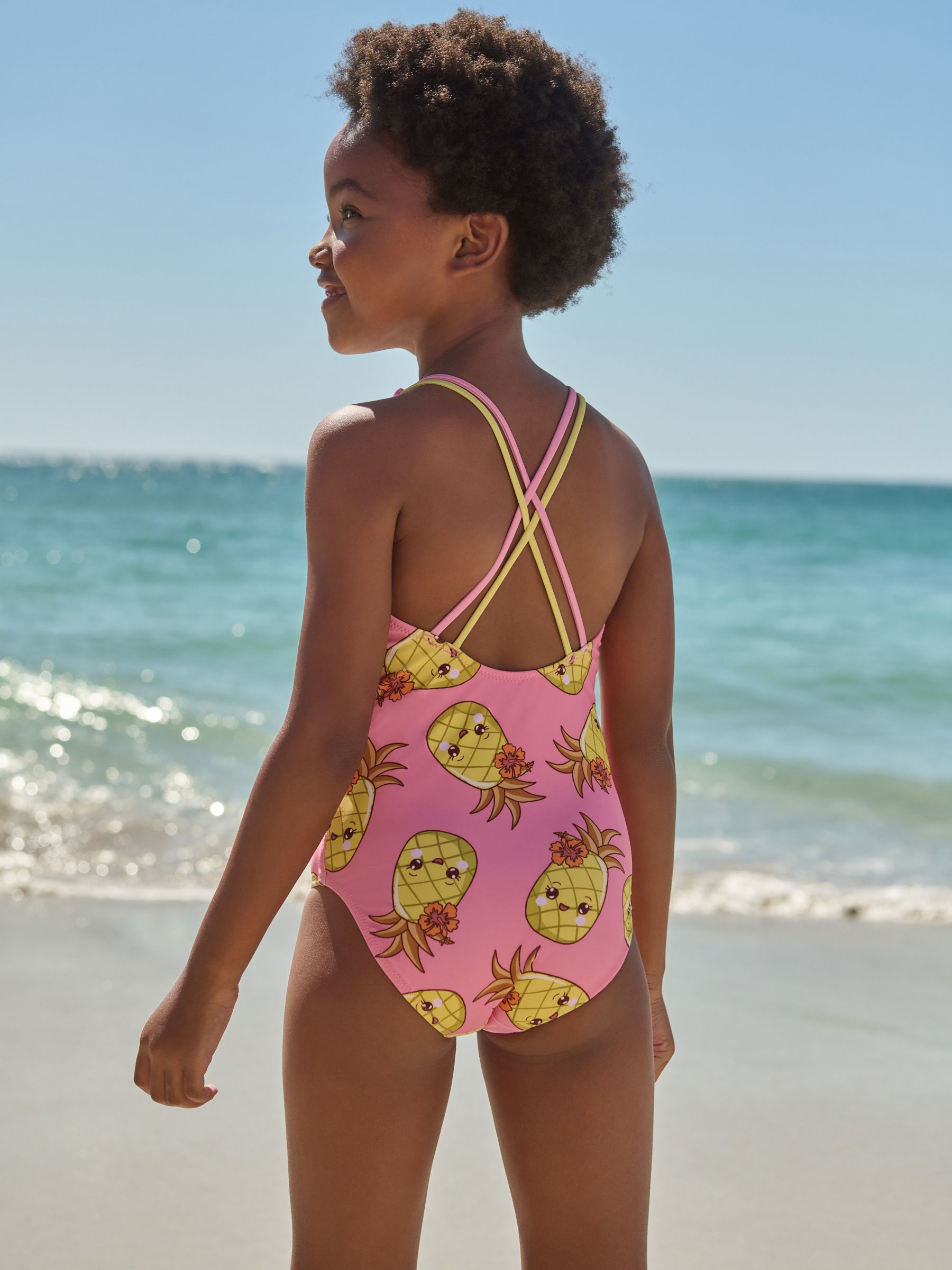 Pink pineapple swimwear discount