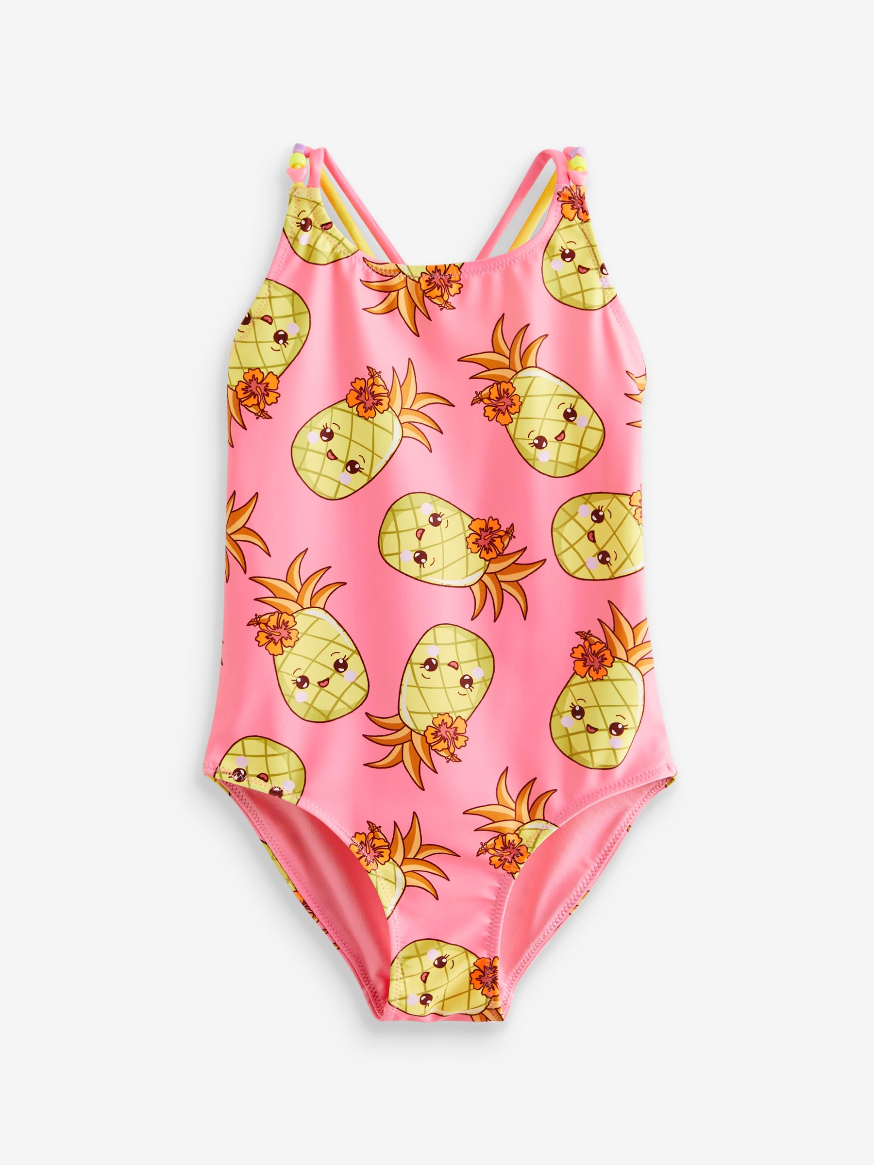 Buy Pink Pineapple Swimsuit 3 16yrs from Next Luxembourg