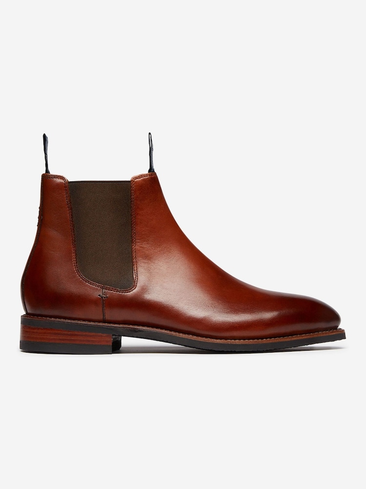 Oliver Sweeney Natural Lochside Calf Leather Chelsea Boots - Image 1 of 1