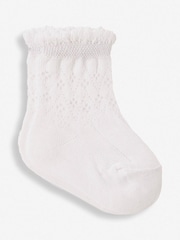 Jojo Maman Bébé Hübsche Pointelle-Socken im 3er-Pack - Bild 2 von 2