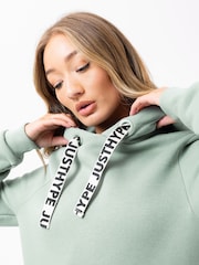 Zielony - Hype Womens Drawcord Hoodie - Image 4 of 4