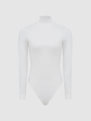 Blanco - Body de punto de cuello alto Bertie de Reiss - Imagen 2 de 7
