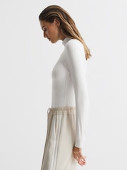 Blanco - Body de punto de cuello alto Bertie de Reiss - Imagen 6 de 7