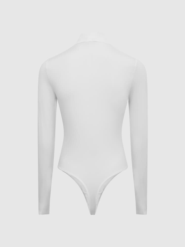 Blanco - Body de punto de cuello alto Bertie de Reiss - Imagen 7 de 7