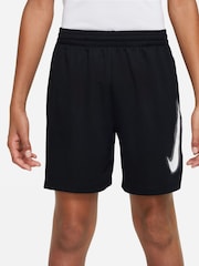 Nike Black Dri-FIT Multi+ Graphic Training Shorts - Image 4 of 7