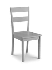 Julian Bowen Grey Kobe 4 Seater Wood Dining Table and Chair/Bench Set - Image 3 of 4