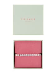 Ted Baker Rose Gold Tone MELRAH: Crystal Adjustable Tennis Bracelet For Women - Image 6 of 8