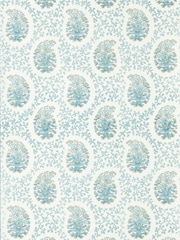 Harlequin Indigo Zamora Paisley A4 Wallpaper Sample - Image 1 of 1