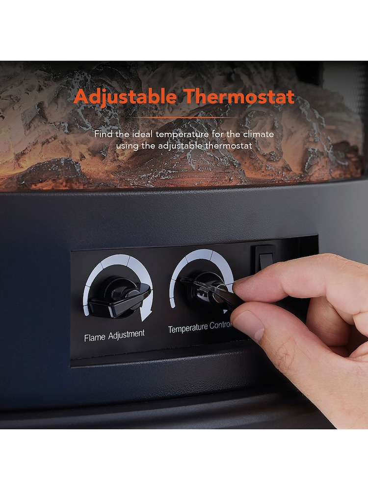 Warmlite Black 1.8KW Bath Log Stove Fire - Image 13 of 13 Warmlite Black 1.8KW Bath Log Stove Fire - Image 13 of 13