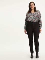 Levi's® Black 721™ Curve High Rise Skinny Jeans - Image 1 of 4