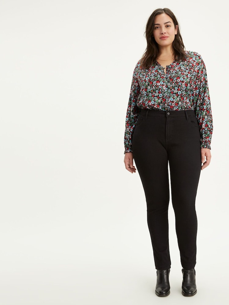 Levi's® Black 721™ Curve High Rise Skinny Jeans - Image 1 of 4
