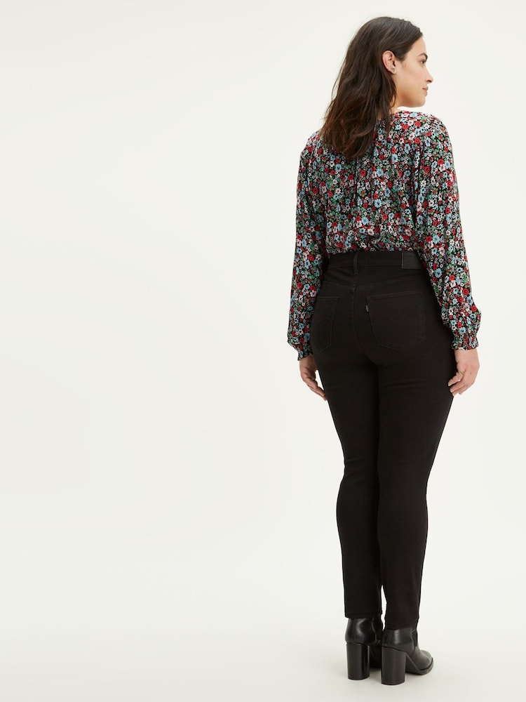 Levi's® Black 721™ Curve High Rise Skinny Jeans - Image 2 of 4