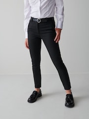 Clarks Black Senior Girls School Trousers With Belt Accessory - Image 3 of 9