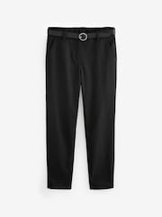 Clarks Black Senior Girls School Trousers With Belt Accessory - Image 5 of 9
