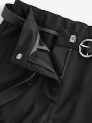 Clarks Black Senior Girls School Trousers With Belt Accessory - Image 8 of 9