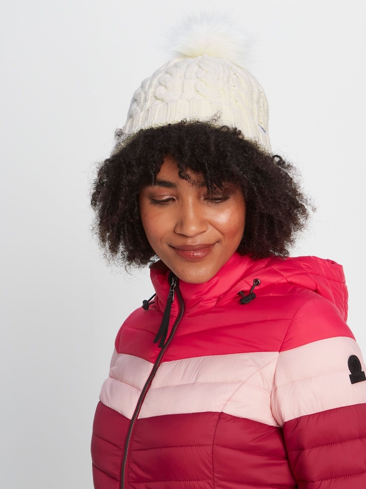Tog 24 White Elias Winter Knit Hat - Image 1 of 2 Tog 24 White Elias Winter Knit Hat - Image 1 of 2